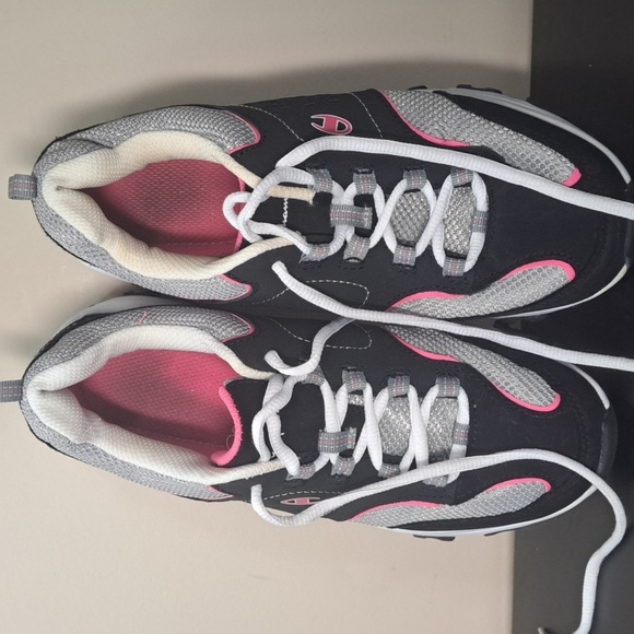 Champion Women's Margaret Running Shoe Pink and Black Size 7.5 - Picture 6 of 16